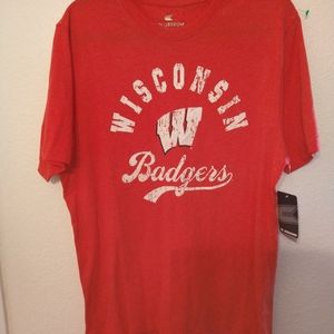 Wisconsin Badgers NCAA colosseum t shirt brand new